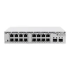 Šakotuvas MikroTik Cloud Smart Switch su SwitchOS darbalaukio dėklu | CSS318-16G-2S+IN