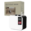 Mill | Compact PTC Fan Heater | CUS1800MECW | PTC Fan | 1800 W | Number of power levels 3 | Suitable for rooms iki 10-30 m² | Baltas