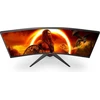 Monitorius AOC CU34G2XP/BK, 34", 3440 x 1440, VA, 180 Hz, 5 ms (Pažeista pakuotė)
