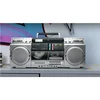 „Muse“ | „Ghetto Blasters“ | M-380 GBS | AUX įvestis | „Bluetooth“ | Kasečių grotuvas | CD grotuvas