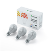 Nanoleaf Essentials Smart A19 lemputė 1100Lm RGBCW 2700K-6500K, 120V-240V, E27, 3 vnt.