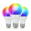 Nanoleaf Essentials Smart A60 lemputė B22 Matter 9W 806Lm RGBCW 2700-6500K, 3vnt pakuotė | Nanolapis | Nanoleaf Essentials Smart A60 lemputė B22 Matter 9W 806Lm RGBCW 2700-6500K, 3vnt pakuotė | B22 | 8,5 W | RGBCW | Bluetooth, siūlai