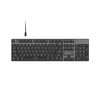 Natec Amberjack | Klaviatūra | su laidu | US | Linear | Baltas backlight, Hot-swappable switches, Anti-ghosting, Built-in memory, Macro recording | Juodas/Gray