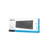 NATEC NKL-0876 Mulitmedia Klaviatūra BARRACUDA Slim USB US išdėstymas Juodas