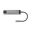 NATEC Multiport Fowler Go USB-C -> Hub USB 3.0 x2 HDMI 4K USB-C PD RJ45