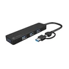 Natec USB 3.0 HUB, Mayfly, 4-Port, Juodas | Natec | USB 3.0 HUB, Mayfly, 4-Port | Moth NHU-1342 | Juodas | 0.15 m