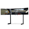 Next Level Racing Floor stand | ELITE Free Standing Triple Monitorius Stand | Fully adjustable and customizable | 21-43 " | Juodas