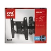 ONE For ALL Sieninis laikiklis, WM 4251, 19-43 ", Pasukamas, pakreipiamas, Maksimalus svoris (talpa) 30 kg, VESA 75x75, 100x100, 200x100, 200x200 mm, Juodas
