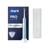 Braun Oral-B | Elektrinis dantų šepetėlis su Travel Case | Pro Series 1 | Įkraunamas | Suaugusiems | Šepetėlių skaičius galvutės įeina 1 | Number of teeth brushing modes 3 | Caribbean Mėlyna