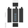 Extra Digital Šakotuvas ORICO USB W5P-U3-100-BK-PRO