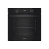 INDESIT orkaitė | IO K55C B | 71 l | Elektrinė | Katalizinė | Elektroninė | Aukštis 59,5 cm | Plotis 59,5 cm | Juodas