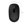 Microsoft Belaidė pelė Wireless Mobile Mouse 1850 (Tamsiai mėlyna) U7Z-00014 