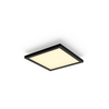 Sieninis šviestuvas Philips Hue Aurelle square panel light, Juodas | 2200-6500 Hue Baltas Ambiance