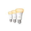 Philips Hue WA 810 A60 3P EU | E27 | 6 W | Warm to cool baltas light | Bluetooth, Zigbee