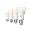 Philips Hue W 9W A60 E27, 4vnt pakuotė | E27 | 9 W | Šiltas Baltas 2700K | Bluetooth ir Zigbee