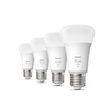 Philips Hue W 9W A60 E27, 4vnt pakuotė | E27 | 9 W | Šiltas Baltas 2700K | Bluetooth ir Zigbee