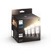 Philips Hue W 9W A60 E27, 4vnt pakuotė | E27 | 9 W | Šiltas Baltas 2700K | Bluetooth ir Zigbee