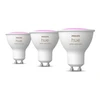 Philips Hue Smart Spotlight, 3vnt pakuotė | GU10 | 4,2 W | Baltas ir spalvota šviesa