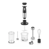 Caso | Cordless 4in1 Hand Maišytuvas Set | Click &amp; Mash | Hand Maišytuvas | 180 W | Greičių skaičius Variable speed control | Stainless Steel/Juodas