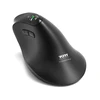 PORT CONNECT ERGO AUDITOR, ergonomiška „Bluetooth“ ir 2,4 GHz belaidė įkraunama pelė, USB-C, Juodas