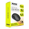 PORT DESIGNS PRO Pelė 900400-P Juodas, Optinė USB pelė
