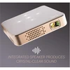 Projektorius Kodak Portable Series Luma 75 RODPJS75 nHD 640 x 360, 25 ANSI liumenai, 1300:1, Baltas/Gold,