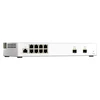 QNAP 8 prievadas 2,5 Gbps, 2 prievadas 10 Gbps SFP+ QSW-M2108-2S Žiniatinklio valdomas stalinis kompiuteris Maitinimo tipas Adapteriai
