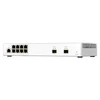QNAP 8 prievadas 2,5 Gbps, 2 prievadas 10 Gbps SFP+ QSW-M2108-2S Žiniatinklio valdomas stalinis kompiuteris Maitinimo tipas Adapteriai