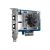 QNAP | Du 10 GbE prievadai su SR-IOV ir iSCSI, blokų pagrindu, palaiko kelis virtualių diskų režimus | QXG-10G2T-X710 | PCIe 3.0 x4