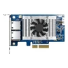 QNAP | Du 10 GbE prievadai su SR-IOV ir iSCSI, blokų pagrindu, palaiko kelis virtualių diskų režimus | QXG-10G2T-X710 | PCIe 3.0 x4