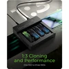 „Raidsonic“ 4 skyrių USB4 dauginimo įrenginys (1:3 klonas), skirtas NVMe M.2 SSD | IB-4013MCL-C4