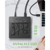 „Raidsonic“ 4 skyrių USB4 dauginimo įrenginys (1:3 klonas), skirtas NVMe M.2 SSD | IB-4013MCL-C4