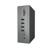 Raidsonic | Icy Box | IB-DK2262AC DockingStation | Dock | Ethernet LAN (RJ-45) jungtys 1 | VGA (D-Sub) jungtys quantity 1 | USB 3.0 (3.1 Gen 1) Type-C jungtys quantity 1 | USB 3.0 (3.1 Gen 1) jungtys quantity 3 | USB 2.0 jungtys quantity 3 | HDMI jungtys quantity 2 | Ethernet LAN | Garantija 24 mėn.