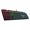 Mechaninė žaidimų klaviatūra Razer BlackWidow V4 X, US išdėstymas, geltonas jungiklis, su laidu, Juodos spalvos