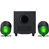 Kompiuterio kolonėlės Razer | Žaidimų garsiakalbiai su laidiniu žemųjų dažnių garsiakalbiu | Nommo V2 - 2.1 | Bluetooth | Juodas