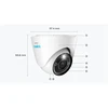 Reolink | 4K saugumo IP kamera su spalvotu naktiniu matymu | P434 | Kupolas | 8 MP | 2,8–8 mm/F1,6 | IP66 | H.265 | „MicroSD“, maks. 256 GB