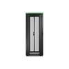APC Easy Rack 800mm/42U/1200mm , su stogeliu, ratukais, kojelėmis ir 4 laikikliais, be šoninių skydelių, juodas | Schneider Electric