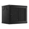 Lanberg pakabinama spintelė 19" 9U 600X450 juoda perforuotos durys