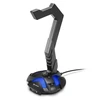 Ausinių stovas Sharkoon X-Rest 7.1, USB garso plokštė, LED, Juodas