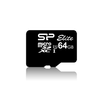 Atminties kortelė Silicon Power 64GB Micro SDXC UHS-I, SDR 50 režimas, 10 klasė, su SD adapteriu