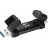 Silicon Power Portable Išorinis kietasis diskas SSD | DS72 | 250 GB | USB Type-A and USB Type-C 3.2 Gen 2 | Juodas