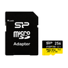 Atminties kortelė Silicon Power Inspire | 256 GB | Micro SDXC | Flash atminties klasė C10, UHS-I U3, V30