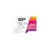 SILIKONIO MAITINIMO KOMPIUTERIS &amp; COMMUNICAT SILICON POWER atminties kortelė Elite Micro SDXC 64GB UHS-I A1 V10