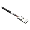 Silicon Power Silicio galia | A tipo USB prie žaibo kabelis | LK15 MFi | Apple | PVC | Juodas
