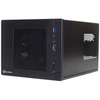 SilverStone Sugo 05 Kompiuterio važiuoklė USB 3.0 x2, Mic x1, Spk x1, juodas, SFF, Maitinimo šaltinis yra Ne