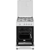 Viryklė Simfer | Cooker | 4401SGRBB | Hob type Gas | Oven type Gas | Baltas | Plotis 50 cm | Gylis 55 cm | 49 L