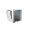 SOMI Networks | 22U, 19″ Network Wall Cabinet | 22U-60/45FPC | With Front Glass Doors; Unassembled | Gylis: 45 cm | Gray