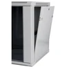 SOMI Networks | 22U, 19″ Network Wall Cabinet | 22U-60/45FPC | With Front Glass Doors; Unassembled | Gylis: 45 cm | Gray