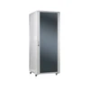 SOMI Networks | 37U, 19″ Freestanding Cabinet | 37U-60/80NAC | Max Load 800kg; Removable and Lockable Side Panels; Glass Doors; Unassembled | Gylis: 80 cm | Gray