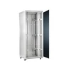 SOMI Networks | 37U, 19″ Freestanding Cabinet | 37U-60/80NAC | Max Load 800kg; Removable and Lockable Side Panels; Glass Doors; Unassembled | Gylis: 80 cm | Gray